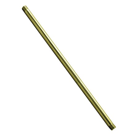 WESTBRASS 1/2" x 36" IPS pipe nipple in Polished brass D12136-03